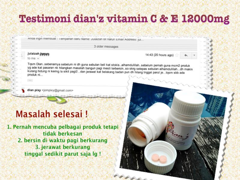Dian'z Vitamin C & E 12000 mg